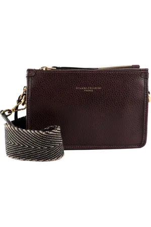 Gianni chiarini Leren Schoudertas Avondtas Debbie Shoulderbag Zwart