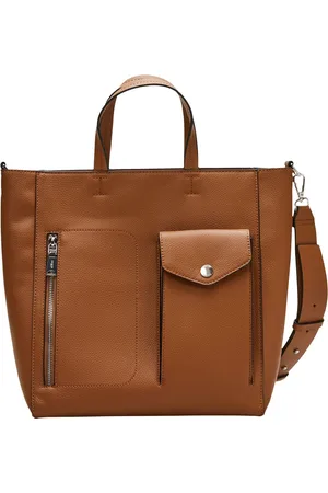 QS by s.Oliver Handtas Shopper Bruine