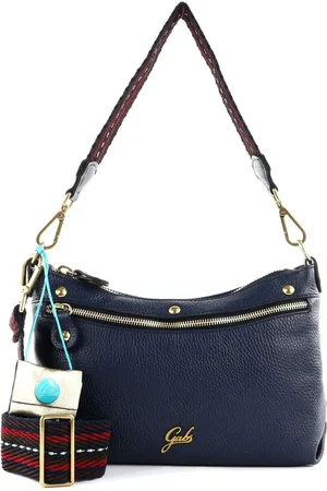 Gabs Leren Schoudertas Clelia Shoulder Bag Donkerblauw