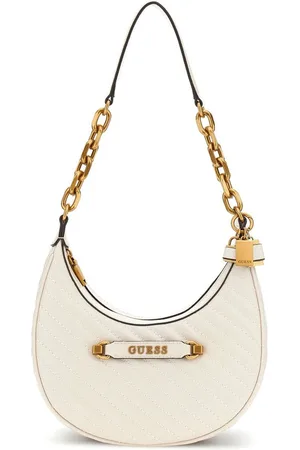 Guess Schoudertas Sela Hobo Bag Crème