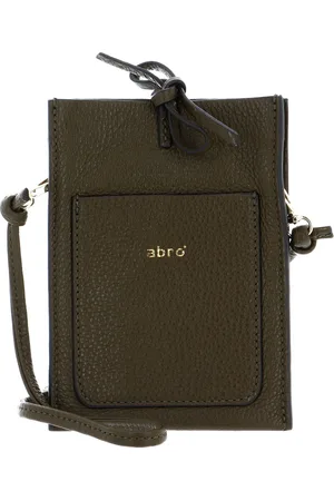 Abro+ Leren Telefoontasje Leather Dalia Phone Bag Raquel Groene