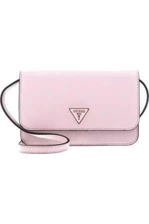 Guess Schoudertas Telefoontasje ECO Alexie SLG Phone Crossbody Roze