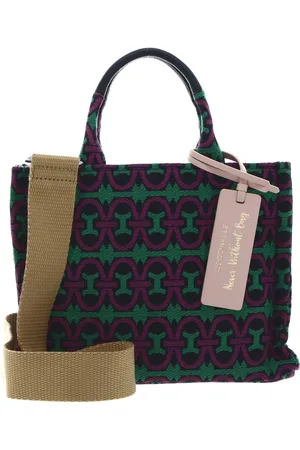 Coccinelle Handtas Schoudertas Never Without Bag Monogra Handbag Jaquard Fabric Veelkleurig