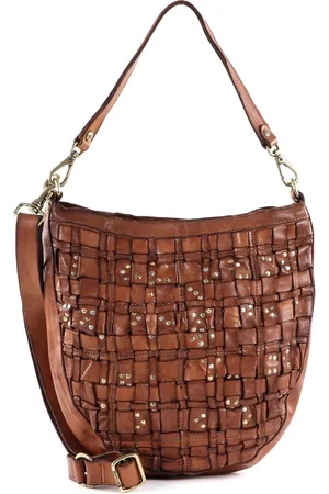 Campomaggi Leren Schoudertas Shoulder Bag Bruine