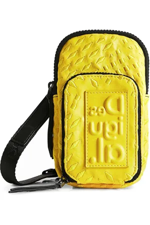 Desigual Telefoontasje Utensil zak Mone Magna Dafne Smartphone Bag Geel