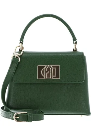 Furla Leren Handtas Avondtas 1927 Mini Top Handle Bag Groen