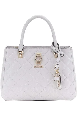 Guess Schoudertas Handtas Adelard Dome Satchel Paars