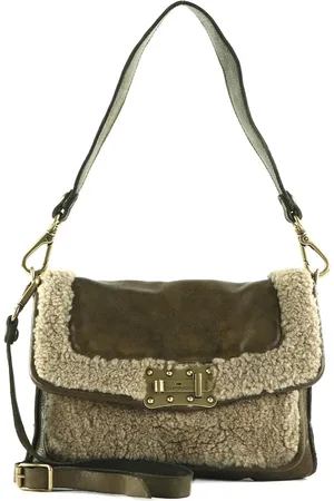 Campomaggi Schoudertas Agnese Crossbody Bag Olijfgroen