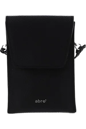Abro+ Leren Telefoontasje Leather Adria Mobile Phone Bag Camilla Zwart