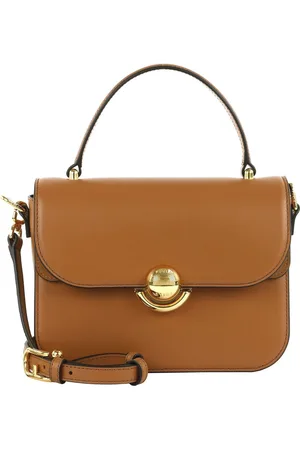 Furla Leren Handtas Avondtas Sfera Mini Top Handle Bag Lichtbruin