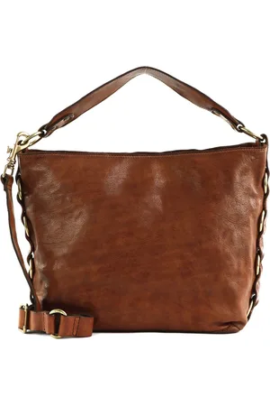 Campomaggi Leren Schoudertas Demetra Shoulder Bag Bruine