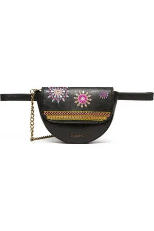 Desigual Gordeltas Schoudertas Ada Nyon Belt Bag Zwart Veelkleurig