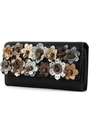 Bugatti Leren Portemonnee Fiore Flap Wallet Zwart Veelkleurig