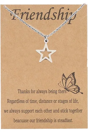 Bixorp Friends BFF Ketting Zilverkleurig - BFF Armband Meisjes - Best Friends Armband Vriendschap Cadeau voor Twee