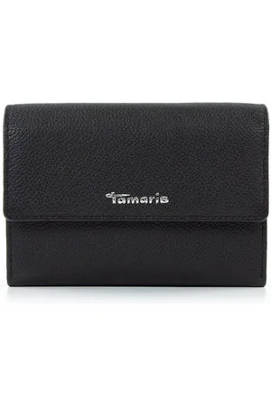 Tamaris Leren Portemonnee Amanda Wallet Zwart