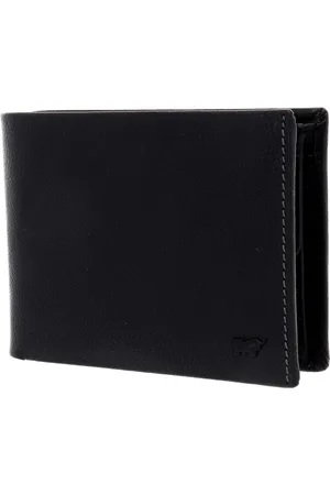 Braun büffel Braun Büffel Portemonnee Mountain RFID Trifold Wallet Zwart