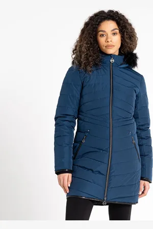 Dare 2B De Striking Iii Gewatteerde Jas - Dames - Waterdicht - Ademend - Donkerblauw