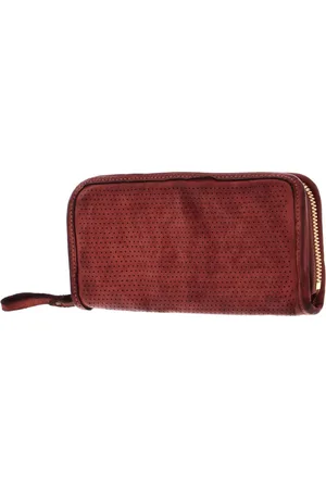 Campomaggi Leren Portemonnee Wallet Roze