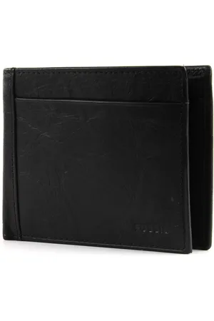 Fossil Portemonnee Neel Large Coin Pocket Bifold Zwart