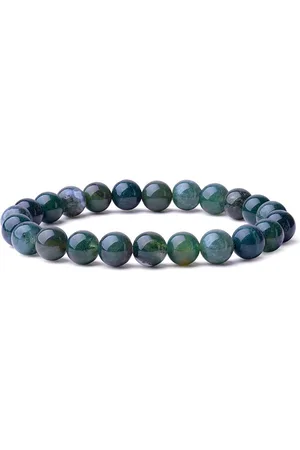 Bixorp Gems Edelstenen Armband - Gepolijste Edelsteen Kralenarmband - 20cm