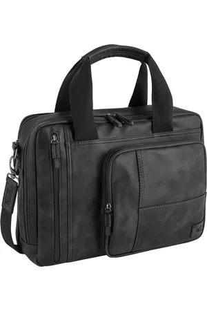 Camel Active Schoudertas Laptoptas met laptopvak Laos Business Bag Zwart