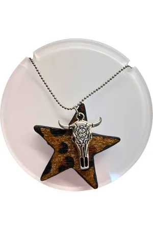 2 Love It Ster Cognac Brown - Ketting