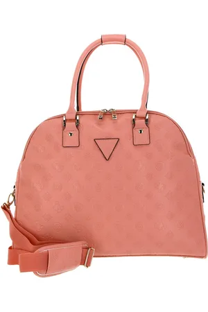 Guess Schoudertas Reistas met laptopvak Wilder Deluxe Shopper Tote Zalmroze
