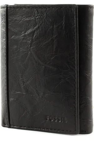 Fossil Portemonnee Neel Extra Capacity Trifold Zwart