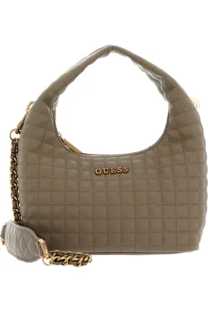 Guess Schoudertas Handtas Tia Hobo Bruine