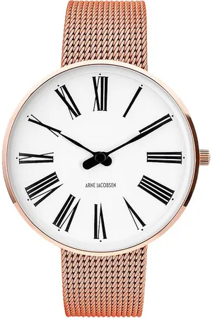 Arne Jacobsen Roman Horloge Large Rose Goud 53312-2011 - 40mm