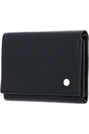 Abro+ Leren Portemonnee Leather Dalia Flap Wallet Zwart