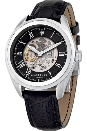 Maserati Heren Horloge Traguardo Automatic R8821112004 - Zwart