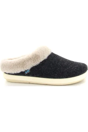 Q-Fit H.S. Roan Zwarte pantoffel (