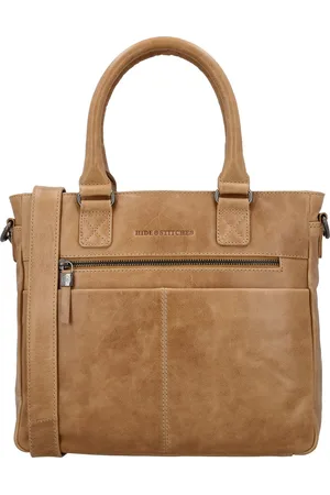 Hide & Stitches Porto Handtas - Crossbody Schoudertas - - 100% Leer