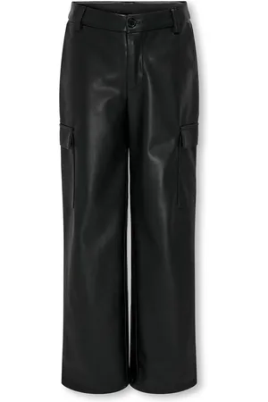 ONLY Kids meisjes broek HERO Black Cargo Fit