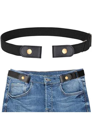 Merkloos Gespvrije Riem - Broeken - Unisex - Elastische Riem - Zonder Gesp