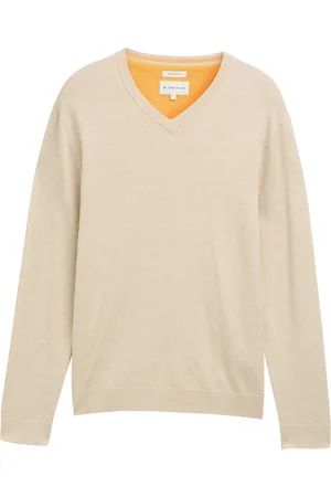 TOM TAILOR Trui Gebreide Trui Met V Hals 1039811xx10 28596 Mannen