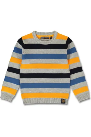 Lemon Beret Trui - Grijs - Gestreept