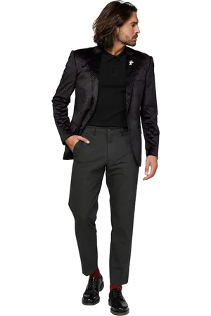 OppoSuits Deluxe Outer Space - Constellations - Heren Blazer - Casual - Black