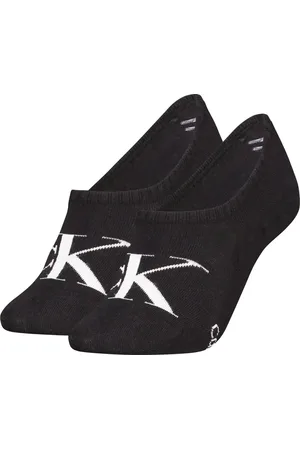 Calvin Klein 2-paar Footie High cut sokken - Logo monogram - 38