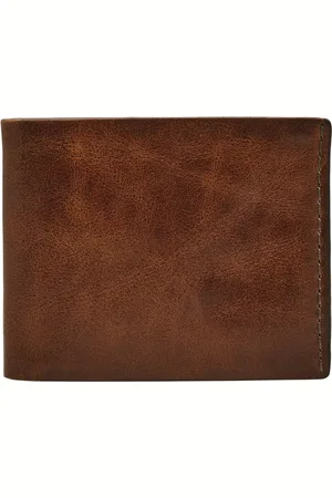 Fossil Portemonnee Beck Bifold With Flip ID Bruine