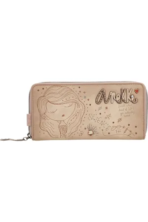 Anekke Portemonnee Hollywood Studio RFID Wallet Beige
