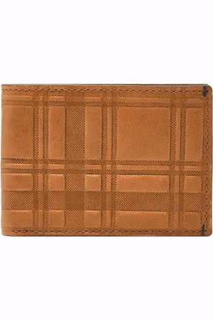 Fossil Kaarthoes Bronson Front Pocket Wallet Bifold Lichtbruin