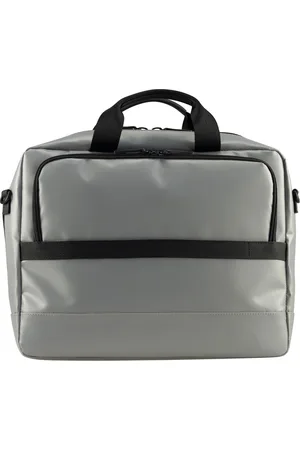 Jost Schoudertas Business tas met laptopvak Tolja Business Bag Lichtgrijs