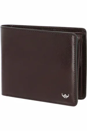 Golden head Portemonnee Colorado RFID Protect Billfold Coin Wallet Donkerbruin