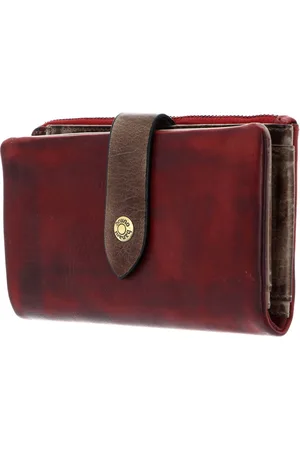 Bruno Banani Leren Portemonnee Lyon Wallet With Flap Rood