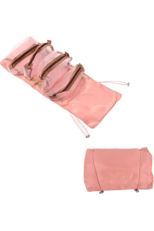 Merkloos Cosmetische Tas - Cosmetische Tas Cosmetische Opbergtas - Opvouwbare Cosmetische Tas Cosmetische Accessoires - Ophangbaar - Opvouwbare 4-in-1 Hangende Cosmetische Tas - Met klittenband