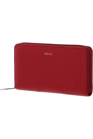 ROECKL Leren Portemonnee Bea Zip Around Wallet Rood