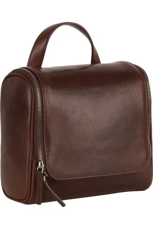 Leonhard Heyden Cosmetische tas Roma Washbag Bruine