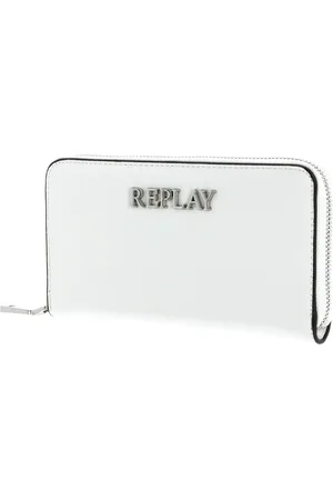 Replay Portemonnee Zip Around Wallet Wit